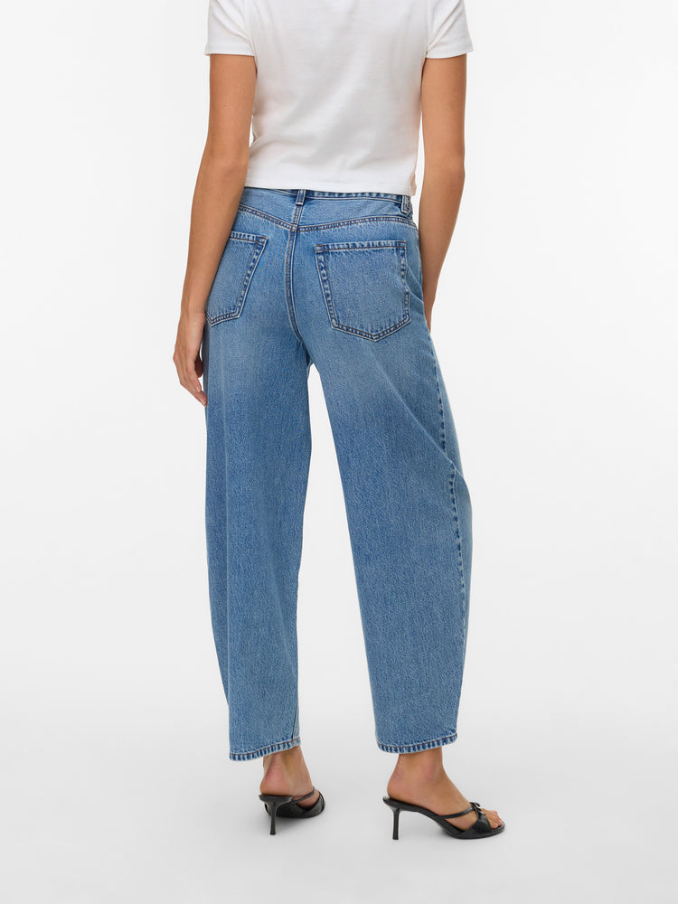 Γυναικείο παντελόνι τζιν VMBILLIE HR BARREL ANK JEANS LI3154 NOOS 10341198 | 10341198