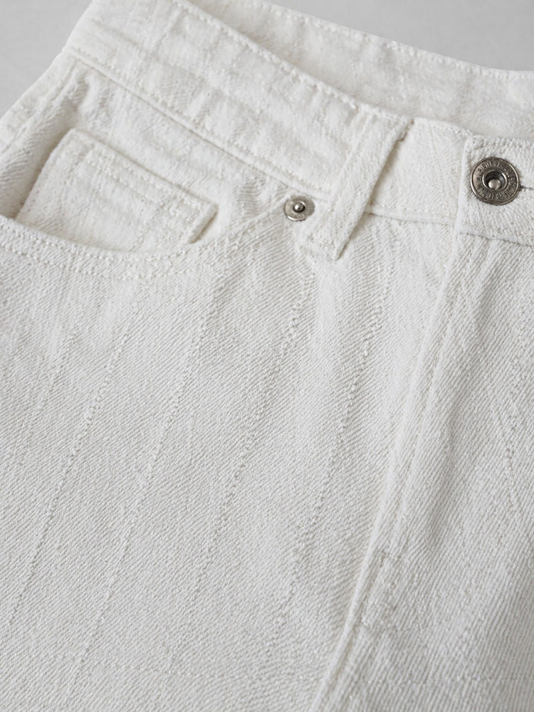 Γυναικείο παντελόνι τζιν με φθορές VMTESSA WIDE STRIPE DENIM 10348459 | 10348459