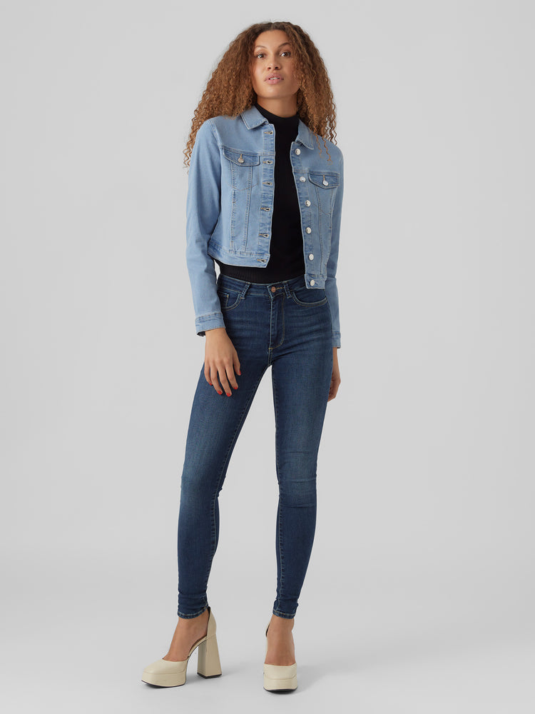 Γυναικείο τζάκετ τζιν light blue VMLUNA LS SLIM DNM JACKET MIX GA NOOS 10279492 | 10279492