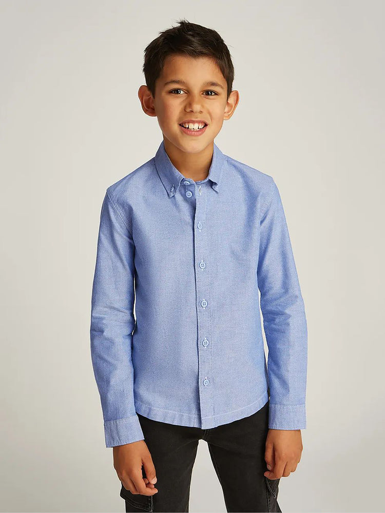 Παιδικό πουκάμισο REG. COTTON OXFORD SHIRT IB0IB02392CC7 | IB0IB02392CC7