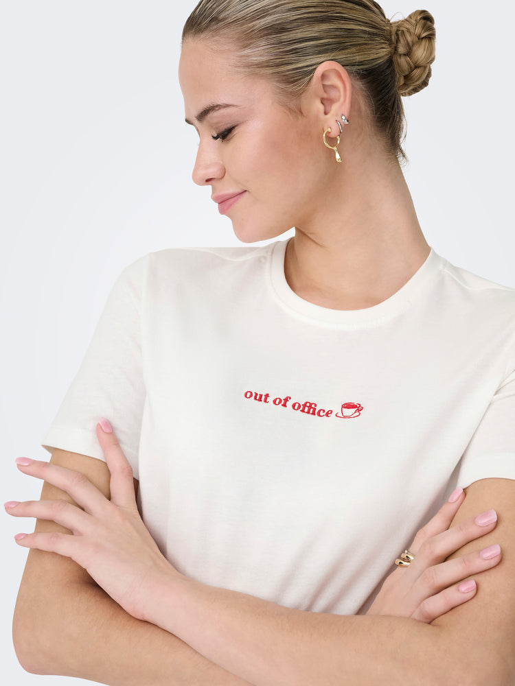 Γυναικείο t-shirt office ONLMILENA S/S T-SHIRT BOX SUD JRS 15368653 | 15368653