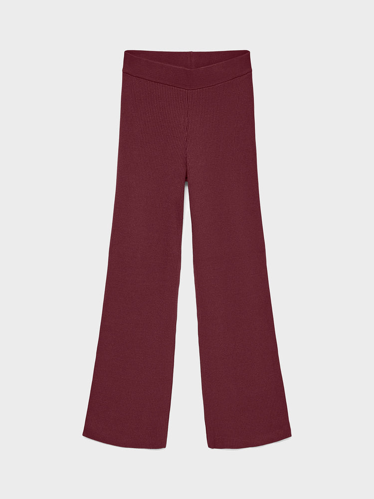 Γυναικείο παντελόνι VMGOLD LUX RIB NW LOOSE PANT 10345717 | 10345717