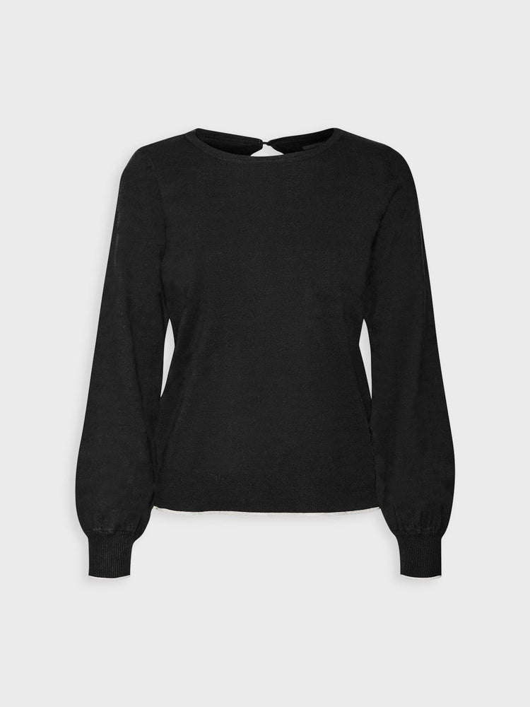 Γυναικεία μπλούζα πλεκτή VMALMA LS O-NCK BUTTON BACK PULLOVER BOOS 10300059 | 10300059