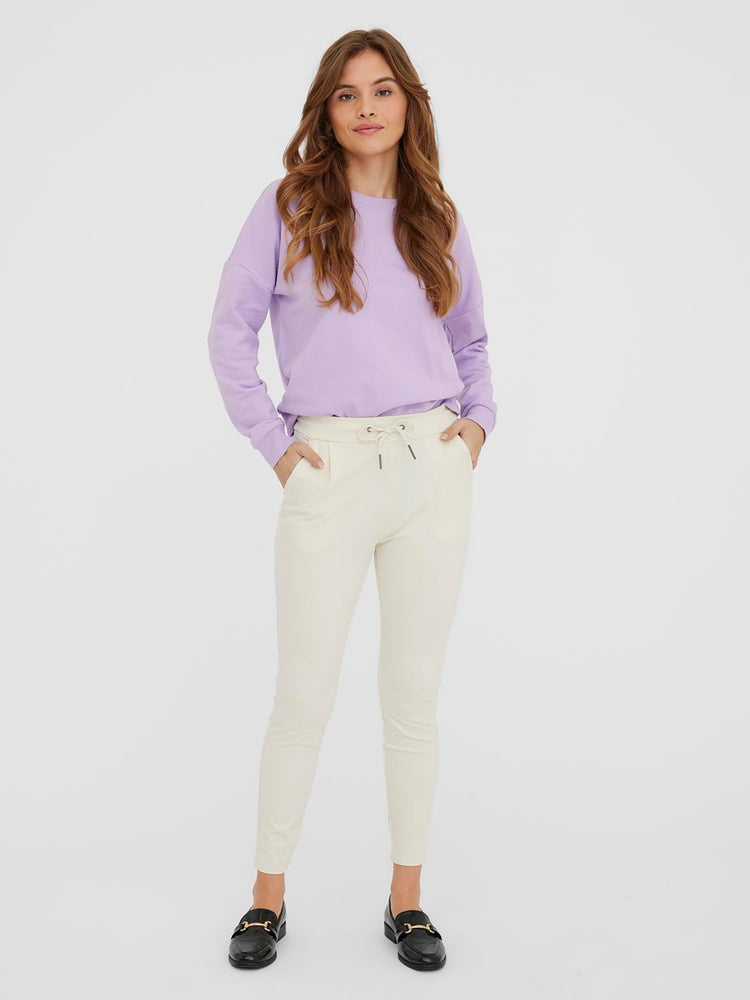 Γυναικείο παντελόνι VMEVA MW LOOSE STRING PANT GA NOOS 10197909 | 10197909