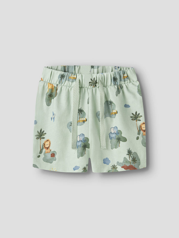 Βρεφική βερμούδα σταμπωτή NBMHELLO SHORTS 13255900 | 13255900