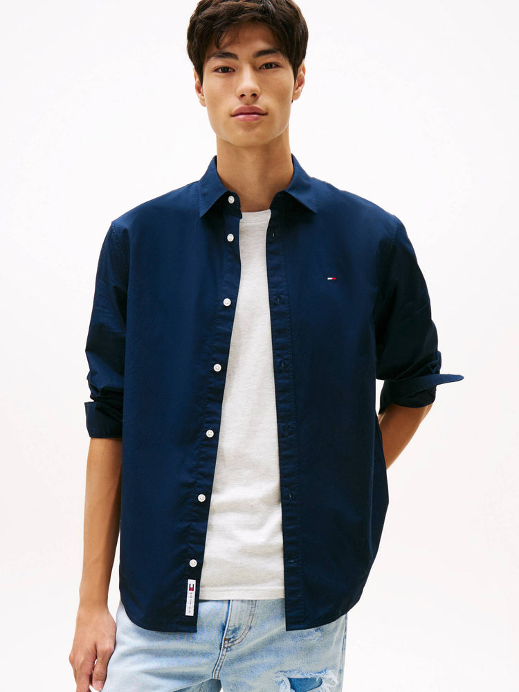 Ανδρικό πουκάμισο TJM REG POPLIN SHIRT DM0DM22026C1G | DM0DM22026C1G