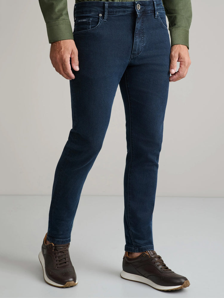 Ανδρικό παντελόνι τζιν blue/black 24BL.1010/LW | 24BL.1010/LW