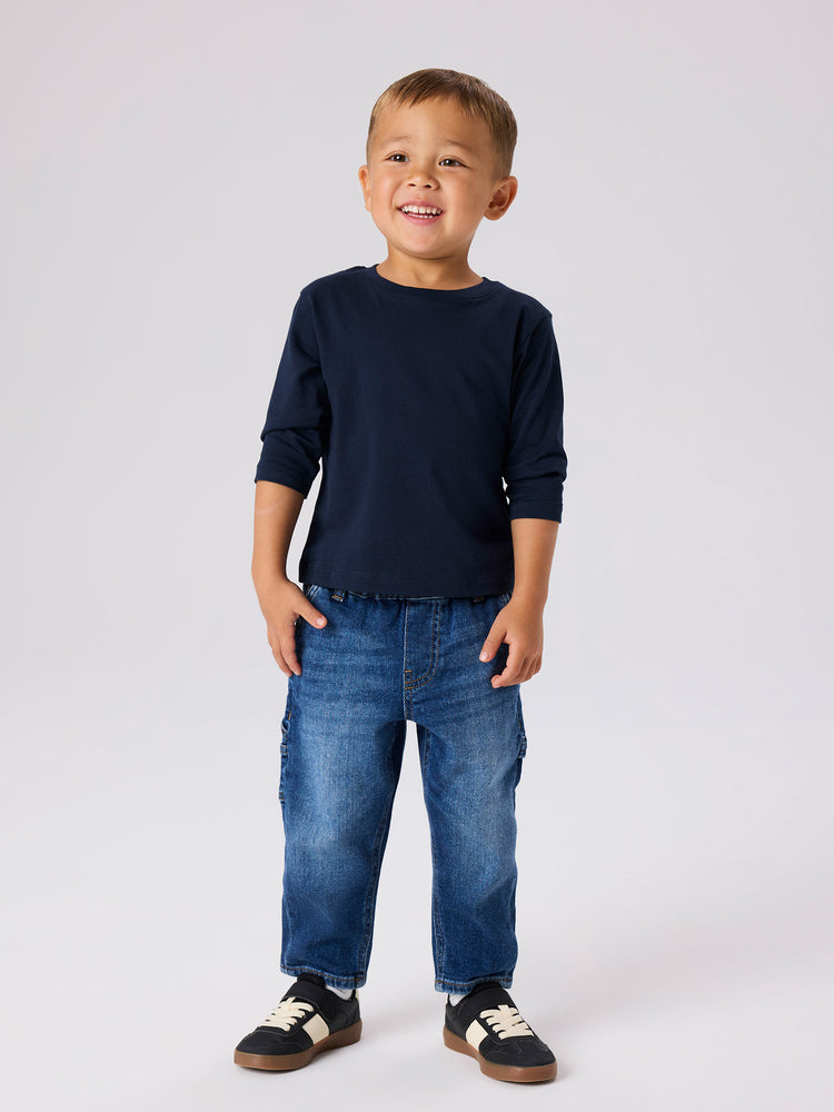 Παιδικό παντελόνι τζιν dark denim NMMBEN TAPERED JEANS CARP 8940-BC NOOS 13242725 | 13242725