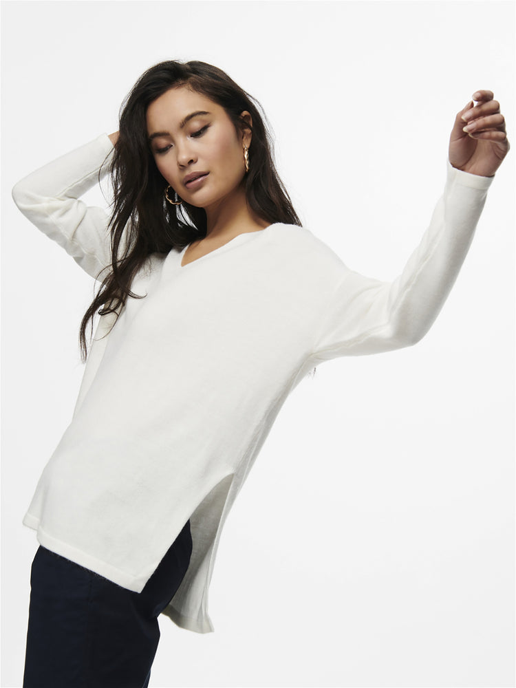 Γυναικεία μπλούζα ONLAMALIA LS V-NECK CC KNT 15219642 | 15219642