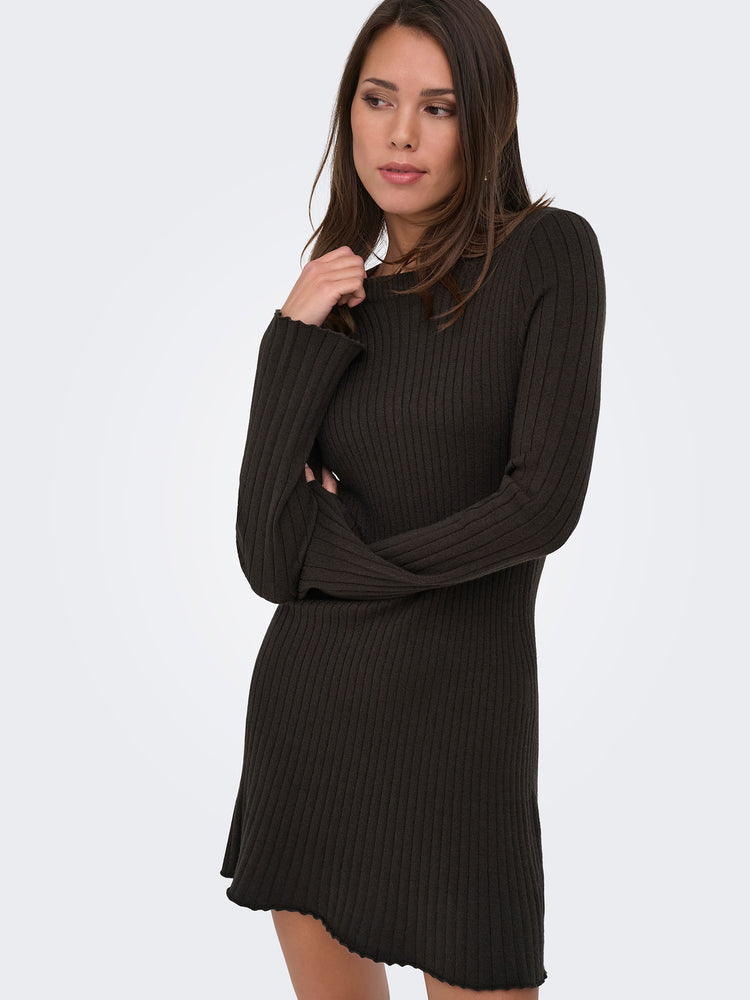 Γυναικείο φόρεμα πλεκτό ONLMICHELLA LS O-NECK DRESS KNT NOOS 15352211 | 15352211
