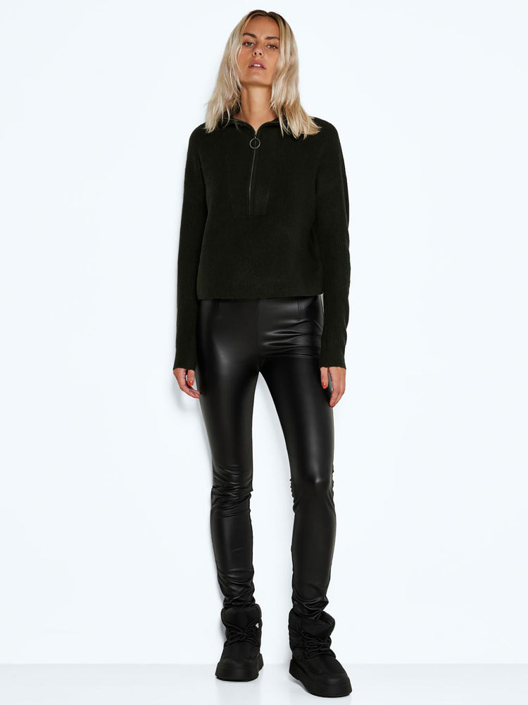 Γυναικείο κολάν δερματίνη NMALOHA HW SKINNY COATED LEGGING NOOS 27021795 | 27021795