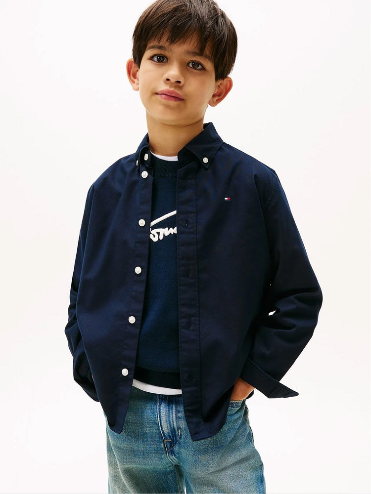 Παιδικό πουκάμισο FLAG OXFORD SHIRT LS KB0KB10192C1G | KB0KB10192C1G