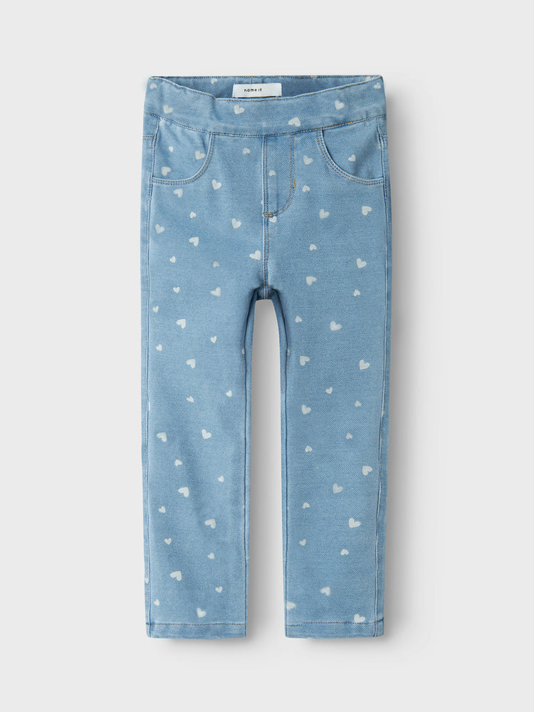 Παιδικό παντελόνι τζιν heart NMFSALLI SLIM DNM LEGGING 2352-VB NOOS 13218347 | 13218347