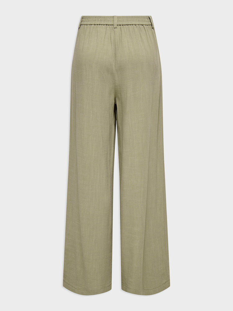 Γυναικείο παντελόνι ONLEMMIA-SIESTA MW LINEN WIDE PANT PNT 15370398 | 15370398