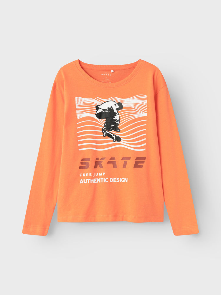 Εφηβική μπλούζα μακό NKMVAGNO LS LOOSE TOP 13224968 | 13224968
