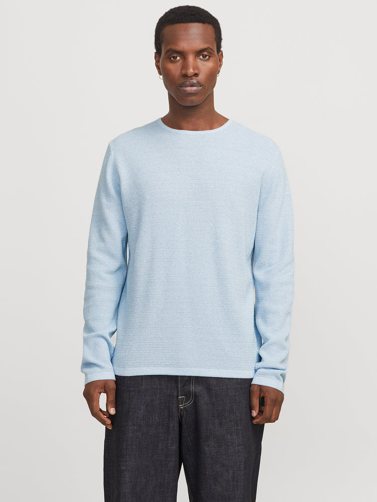 Ανδρική μπλούζα πλεκτή JJEGEORGE KNIT CREW NECK NOOS 12268279 | 12268279