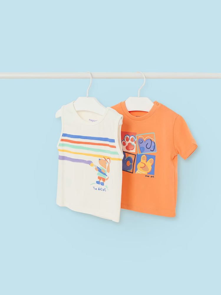 Βρεφικές σετ 2 μπλούζες Better Cotton 24-01032-062 | 24-01032-062