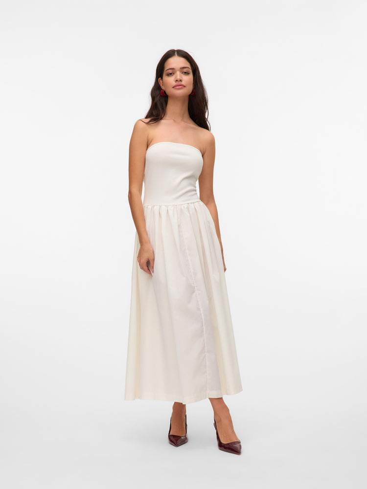 Γυναικείο φόρεμα VMANE BANDEAU 7/8 DRESS JRS 10327409 | 10327409