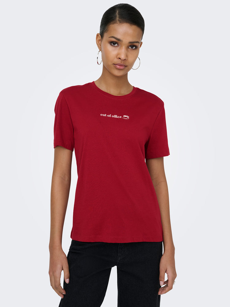 Γυναικείο t-shirt ONLMILENA S/S T-SHIRT BOX SUD JRS 15368653 | 15368653