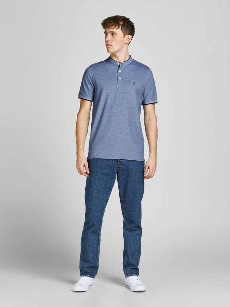 Ανδρικό polo JJEPAULOS MAO POLO SS NOOS 12199711  | 12199711
