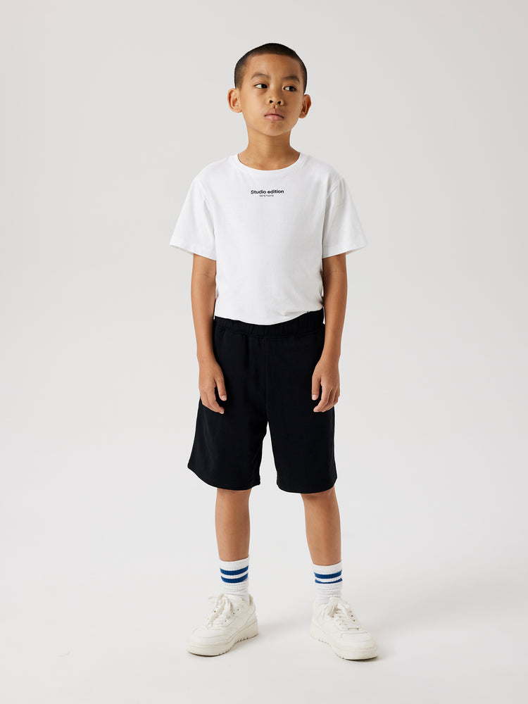 Εφηβική βερμούδα φούτερ NKNCYBER SWEAT SHORTS UNB NOOS 13240465 | 13240465