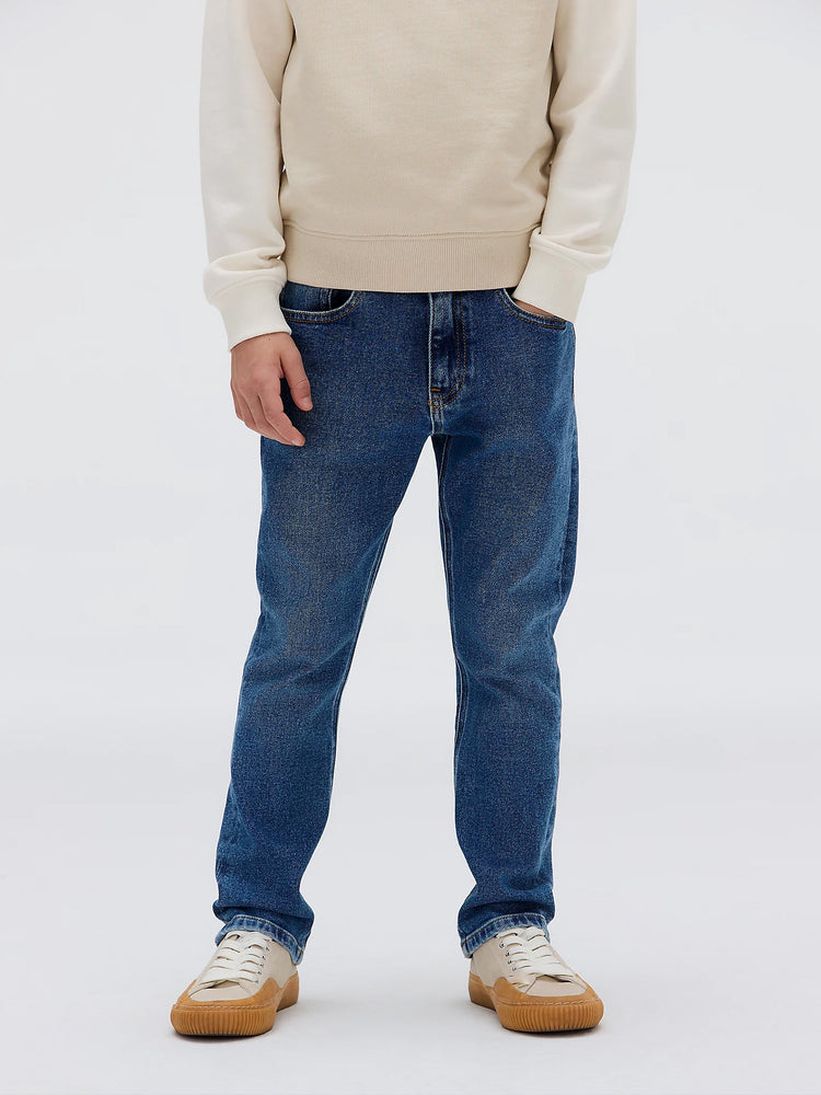 Εφηβικό παντελόνι τζιν DAD AUTHENTIC STONE BLUE IB0IB025401A4 | IB0IB025401A4
