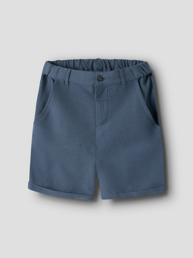 Παιδική βερμούδα λινή NMMFAHER SHORTS 13214173 | 13214173