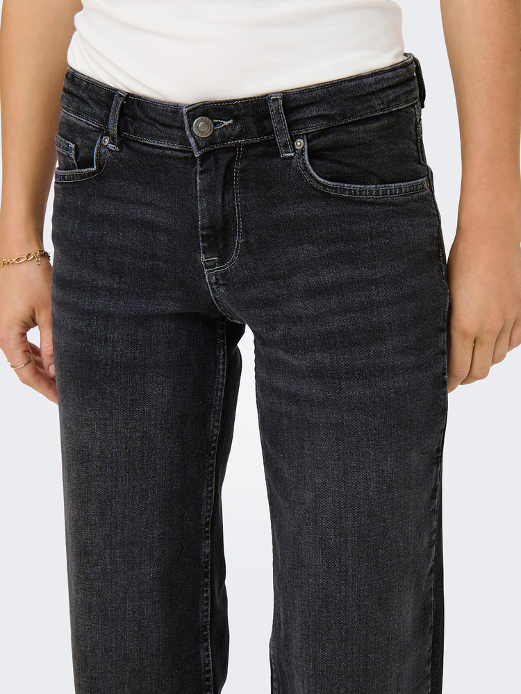 Γυναικείο παντελόνι washed black ONLJUDY-O LW WIDE LEG DNM TAI850 NOOS 15346268 | 15346268