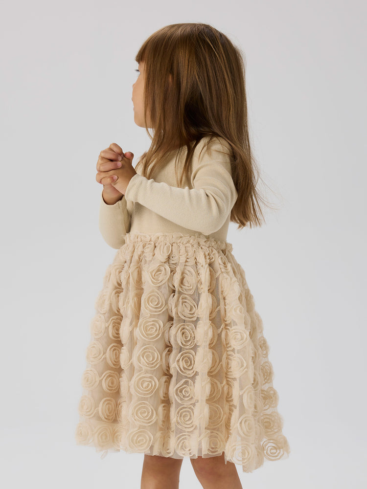 Παιδικό φόρεμα ριπ-τούλινο NMFSYKIA TULLE LS DRESS 13250478 | 13250478