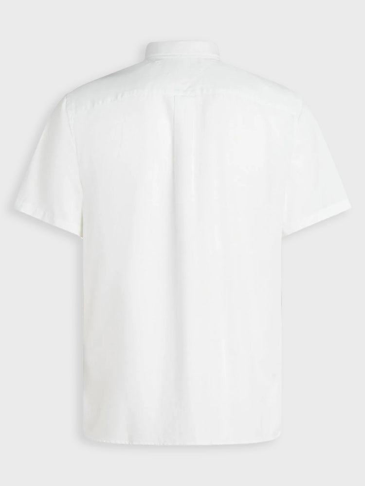 Ανδρικό πουκάμισο FLEX POPLIN SOLID S/S SHIRT MW0MW42248YCF | MW0MW42248YCF