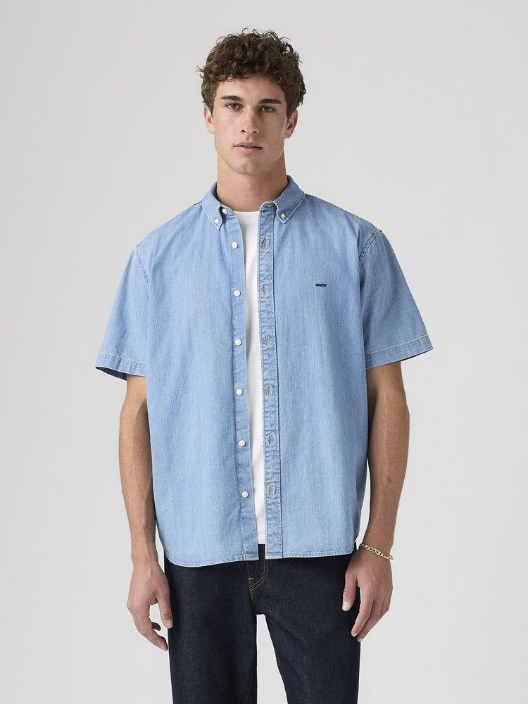 Ανδρικό πουκάμισο τζιν overshirt A91610007 | A91610007