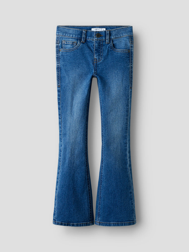 Εφηβικό παντελόνι τζιν medium blue NKFPOLLY BOOTCUT JEANS 1061-DT TB 13251836 | 13251836