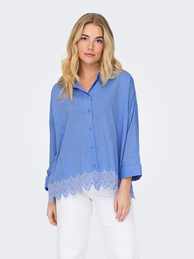 Γυναικείο πουκάμισο ONLGRACES TULUM LS EMB SHIRT WVN 15343165 | 15343165