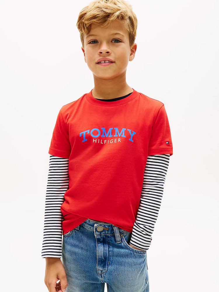 Παιδική μπλούζα μακό MONOGRAM GRAPHIC T-SHIRT KB0KB10263XL8 | KB0KB10263XL8