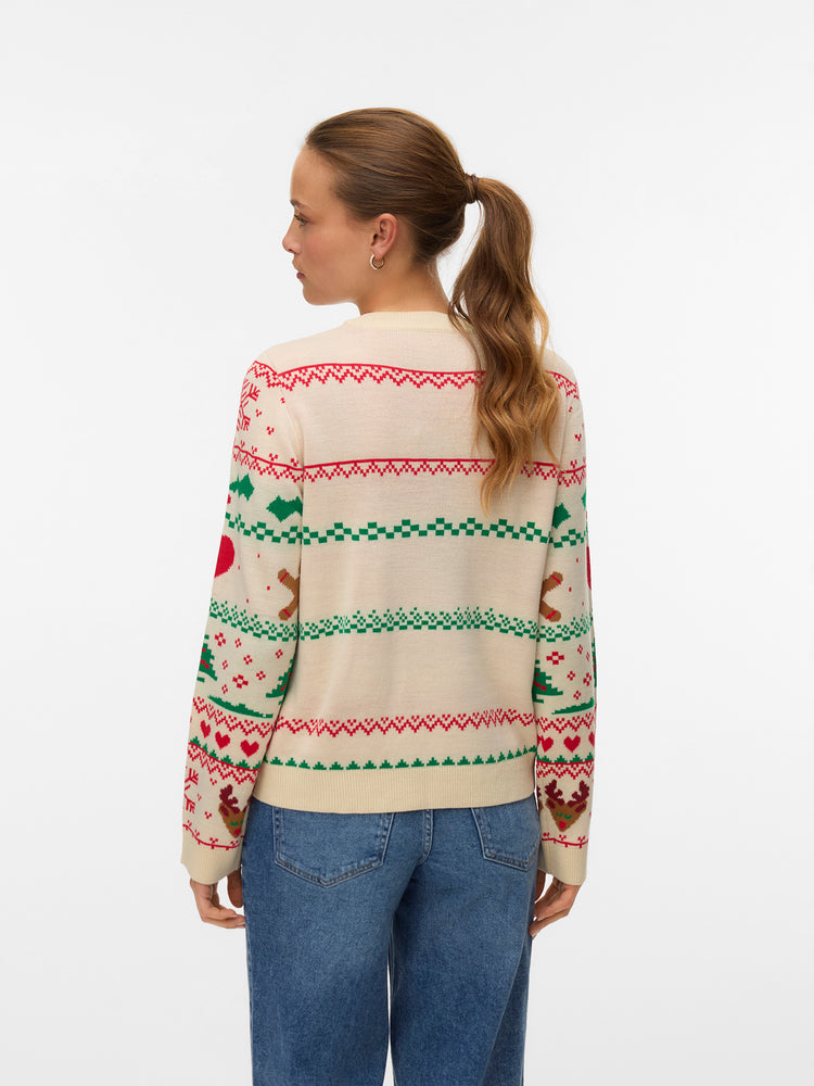 Γυναικεία μπλούζα VMNEWCHRISTMASSTUFF LS O-N PULL.BOX XMAS 10334011 | 10334011