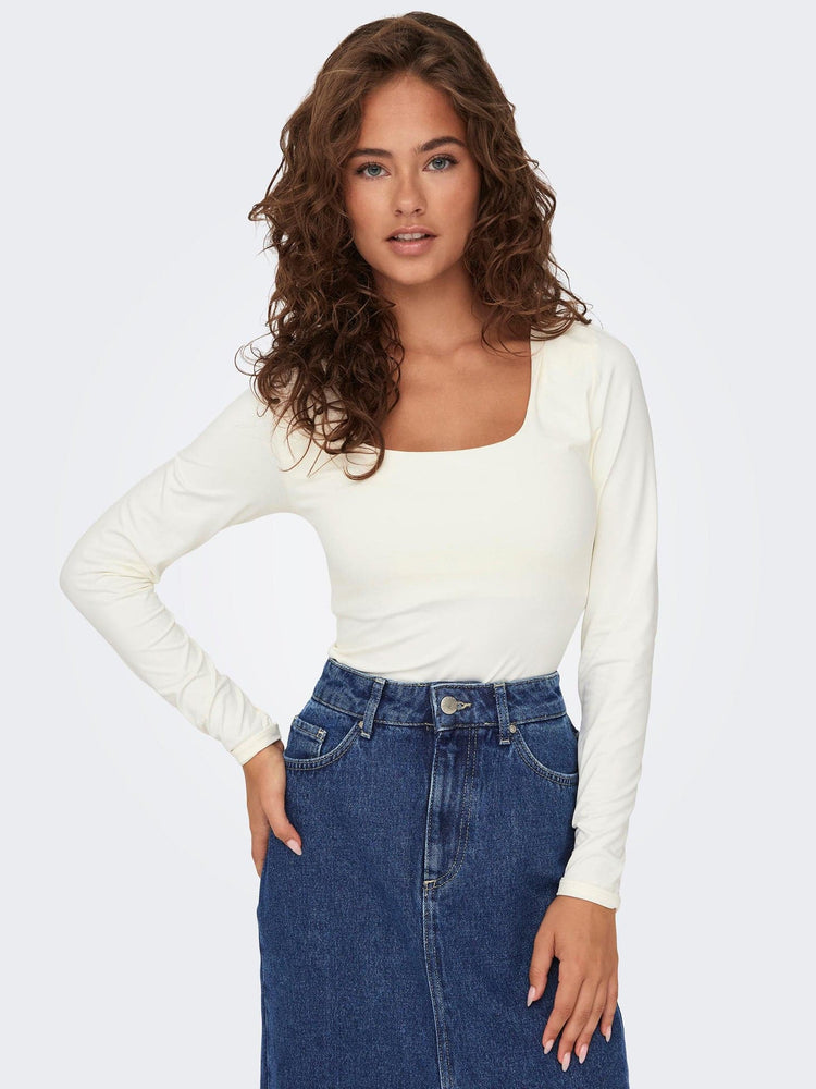 Γυναικεία μπλούζα ONLEA L/S 2-WAY DEEP NECK TOP JRS 15302647 | 15302647