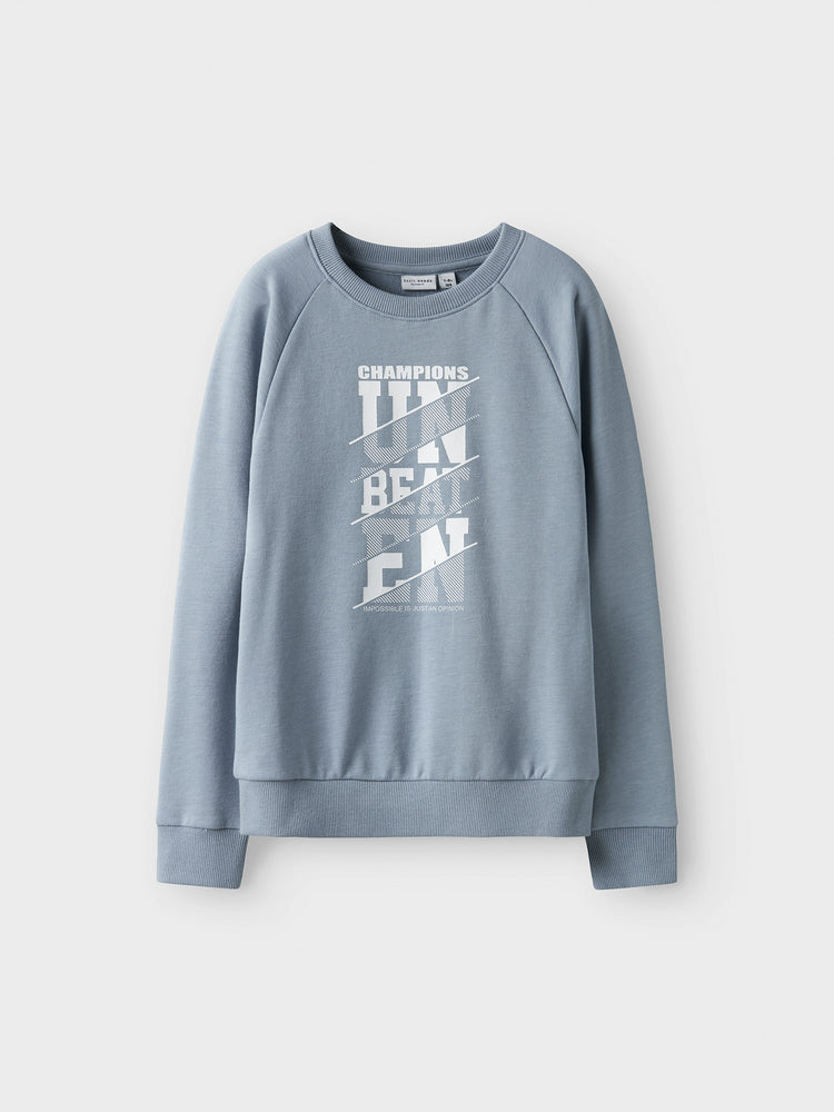 Εφηβική μπλούζα φούτερ NKMVION LS NREG SWEAT UNB 13246347 | 13246347