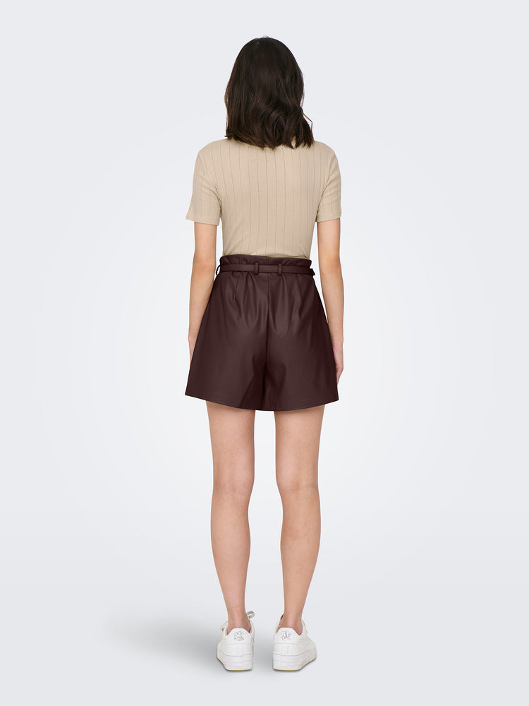 Γυναικείο σορτς δερματίνη ONLHEIDI FAUX LEATHER SHORTS OTW NOOS 15275421 | 15275421