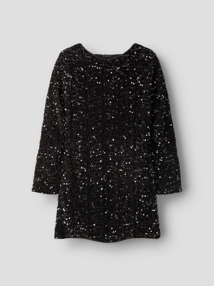 Εφηβικό φόρεμα παγιέτας NKFRUSITTA LS DRESS 13238600 | 13238600