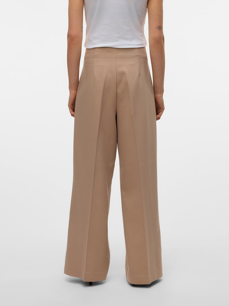 Γυναικείο παντελόνι VMELMA HW FLARED GOLD BUTTON PANT 10322631 | 10322631
