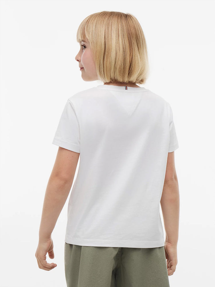 Παιδική μπλούζα μακό TOMMY HILFIGER SCRIPT TEE SS KG0KG09633YBR | KG0KG09633YBR