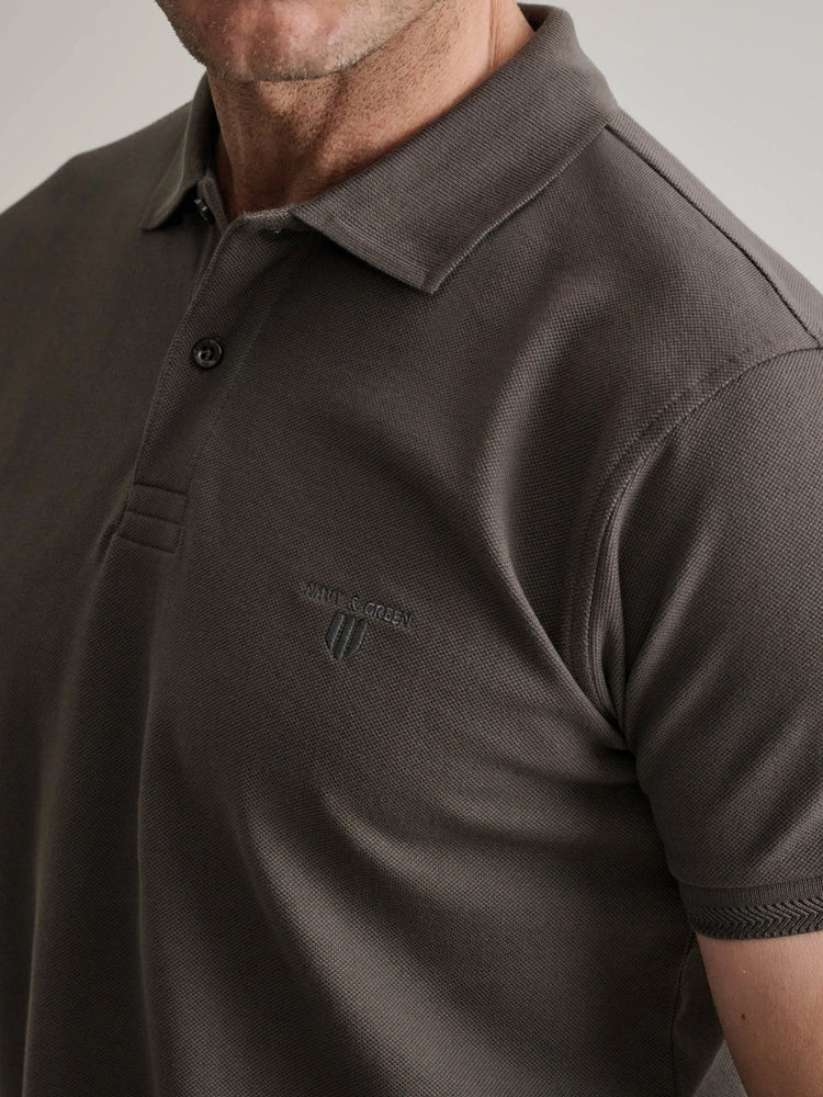 Ανδρικό polo olive brown 24EY.007/PL/YL.2 | 24EY.007/PL/YL.2