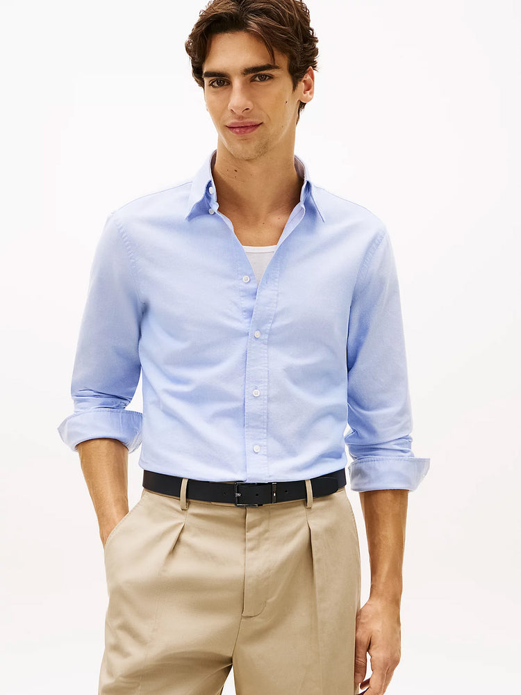 Ανδρικό πουκάμισο DC BUTTON DOWN OXFORD SHIRT MW0MW39754CBR | MW0MW39754CBR