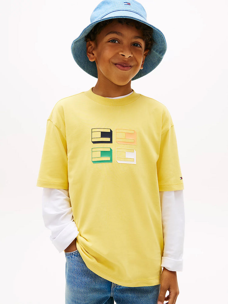 Παιδική μπλούζα μακό 3D GRAPHIC T-SHIRT KB0KB10267ZGP | KB0KB10267ZGP
