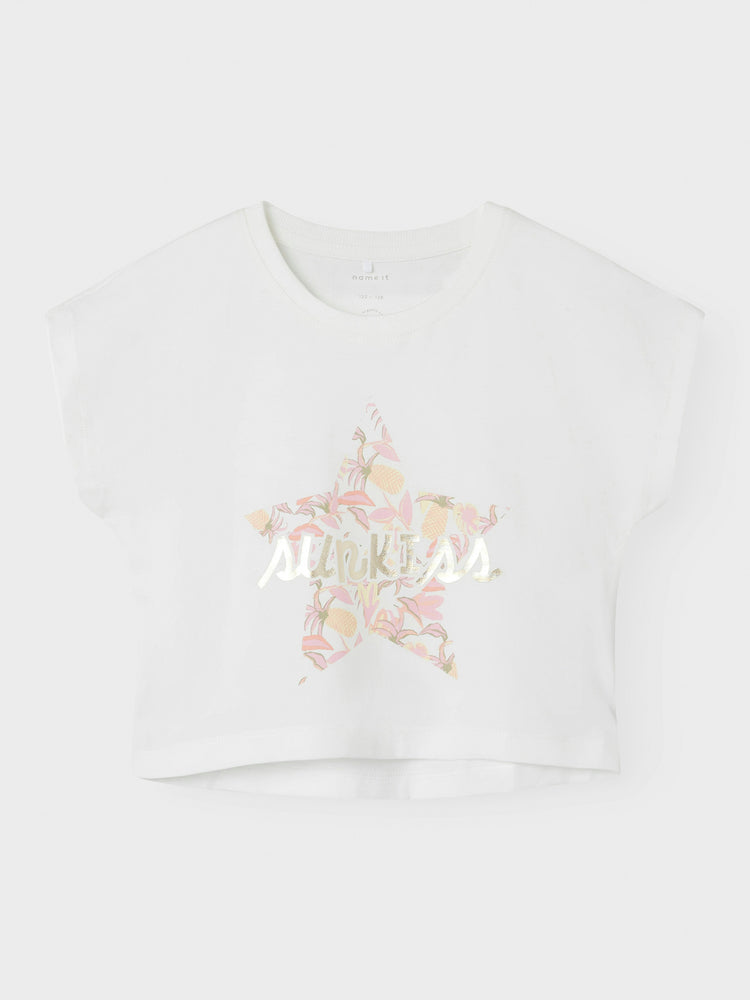 Εφηβική μπλούζα crop NKFFRIDA CAPSL CROP TOP 13242186 | 13242186