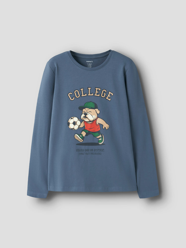 Εφηβική μπλούζα College NKMVUX LS TOP 13224969 | 13224969