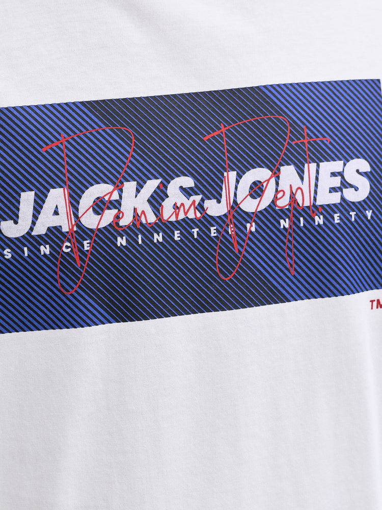 Ανδρικό t-shirt JJCOLE PRINT TEE SS CREW NECK 12288492 | 12288492