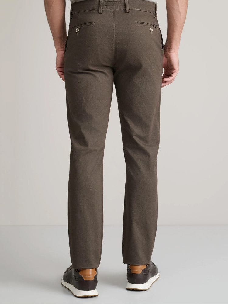 Ανδρικό παντελόνι chinos espresso 24AG.1003MFA/203 | 24AG.1003MFA/203