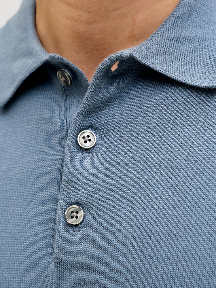 Ανδρικό polo πλεκτό JJWILL KNIT POLO SS 12288552 | 12288552