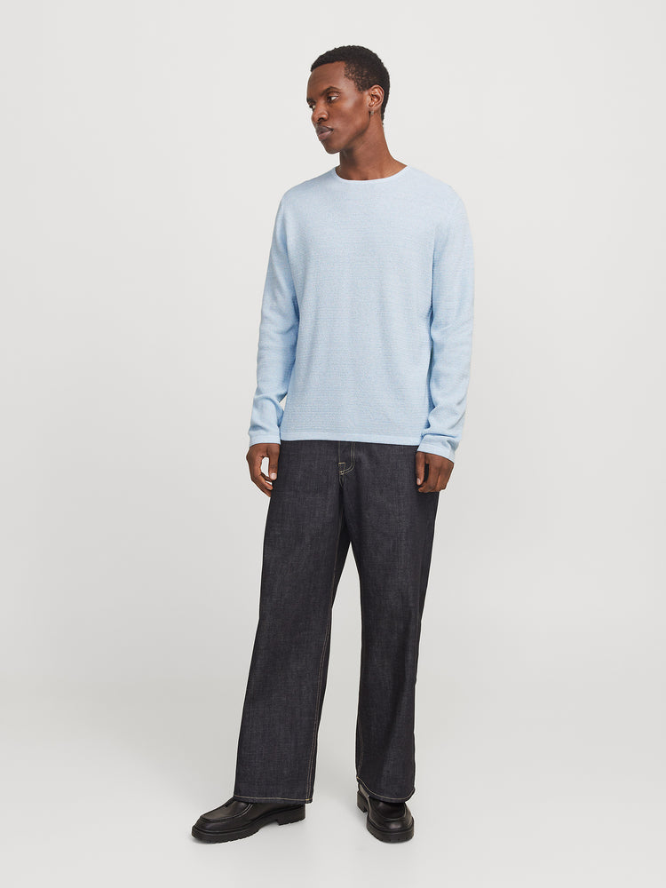 Ανδρική μπλούζα πλεκτή JJEGEORGE KNIT CREW NECK NOOS 12268279 | 12268279